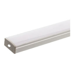 Silamp - Profilé Aluminium 1m pour Ruban led Double Rangée - Couvercle Bl
