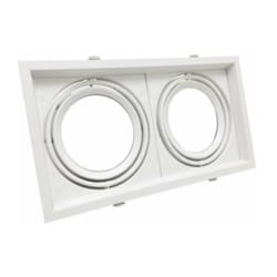 Silamp - Support Double Encastrable pour Ampoules led AR111