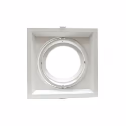 Support Spot AR111 Encastrable Orientable Blanc est un support carré de couleur blanche à encastrer. Ses dimensions d'encastr ...