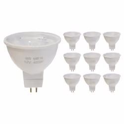 Ampoule LED GU5.3 / MR16 12V 8W SMD 80° (Pack de 10) : éclairage précis et performantLe Pack de 10 Ampoules LED GU5.3 / MR16  ...