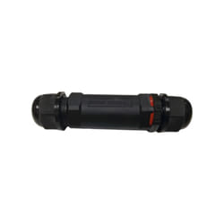 Connecteur linéaire étanche IP68 noir Silamp
