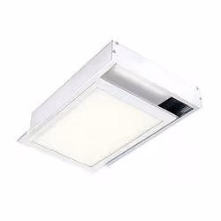 Avec son épaisseur de 5cm, ce Kit en Saillie BLANC pour Panneau LED 60x30 Slim peut dissimuler le transformateur de votre pan ...