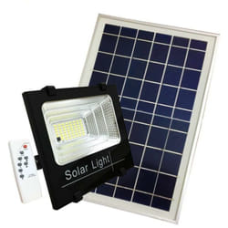Projecteur Solaire led 15W Dimmable avec Détecteur (Panneau Sola