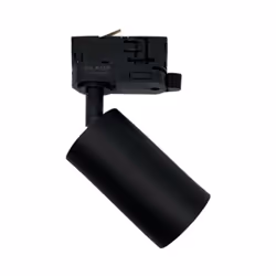 Choisissez la teinte d'éclairage qui est la plus à votre goût avec ce Spot LED sur rail 80° Triphasé NOIR pour ampoule GU10 q ...