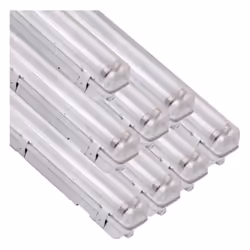 Description générale Découvrez ce pack de 8 Réglettes LED étanches Doubles pour Tubes LED T8 de 150 cm, idéal pour protéger v ...