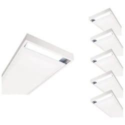 Silamp - Kit Saillie blanc pour Panneau led 120x30 Slim (Pack de 6) - sil