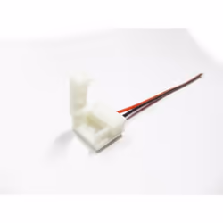 Le Connecteur Ruban LED 12V 5050 IP44 Simple est une connectique qui a pour but de relier votre morceau de rubans LED 12V IP4 ...