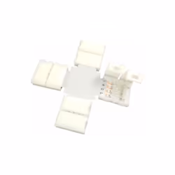 Le Connecteur Ruban LED 12V RGB en X est une connectique pour connecteurs pour rubans LED.
