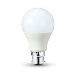 Ampoule led B22 9W 220V A60 180° - Blanc Neutre 4000K - 5500K Silamp