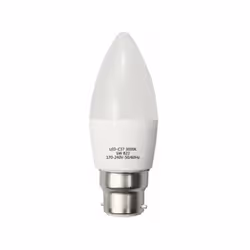 Apportez une touche élégante à votre éclairage avec l'ampoule LED B22 6W C37. Parfaite pour vos besoins quotidiens, elle offr ...