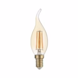 Apportez une ambiance chaleureuse et élégante avec cette ampoule LED E14 flamme filament 4W T35. Son design vintage associe e ...