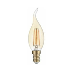 Silamp - Ampoule led E14 Flamme Filament 4W T35 - Blanc Chaud 2300K - 350