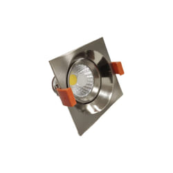Spot Encastrable LED COB Carré Orientable 8W 60° ALU - Blanc Froid 6000K - 8000K - SILAMP