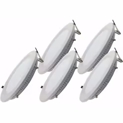 Ornez votre espace de ce Spot LED Extra Plat Rond 24W Blanc (Pack de 5) pour obtenir un éclairage sans pareil. Caractéristiqu ...