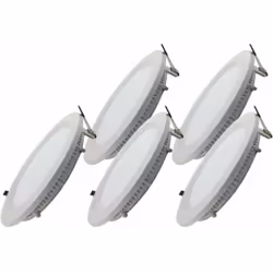 Ornez votre espace de ce Spot LED Extra Plat Rond 24W Blanc (Pack de 5) pour obtenir un éclairage sans pareil. Caractéristiqu ...