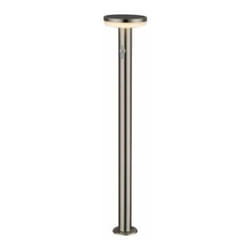 Silamp - Borne led Solaire 80cm 4.4W IP44 avec détecteur de présence - Bl