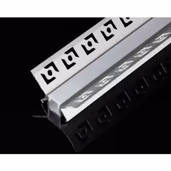 Description générale Ce profilé en aluminium encastré d'angle de 1 mètre avec un couvercle blanc opaque est conçu pour accuei ...