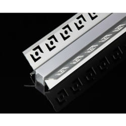 Silamp - Profilé Aluminium encastré d'angle 1m pour Ruban led Couvercle b