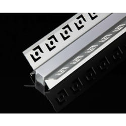 Silamp - Profilé Aluminium encastré d'angle 2m pour Ruban led Couvercle b