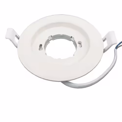 Découvrez le Support Spot Encastrable GX53 LED Rond Blanc en PVC à encastrer pour permettre à l'ampoule GX53 d'éclairer vos e ...