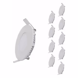 Découvrez notre Spot LED Encastrable Rond BLANC 12W (Pack de 10), un éclairage performant et de qualité pour vos vitrines de  ...