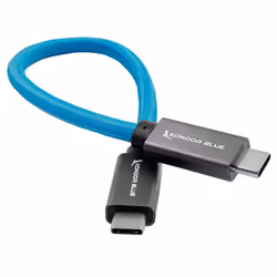 Kondor Blue KB-USBC, 0,215 m, USB C, USB C, USB 3.2 Gen 2x2, 20 Gbit/s, Noir, Bleu