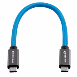 Kondor Blue KB-USBC câble USB USB 3.2 Gen 2x2 0,215 m Noir, Bleu