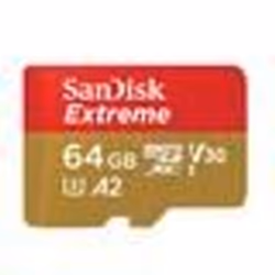 Carte microSDXC - SanDisk - Extreme 64 Go - 170 Mo/s - A2 App Performance - UHS-I Classe 10 U3 V30