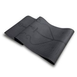 FITPADDY MAT01BL tapis de yoga Élastomère thermoplastique (TPE) Noir