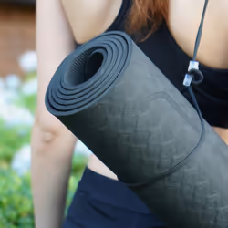 FITPADDY MAT01BL tapis de yoga Élastomère thermoplastique (TPE) Noir