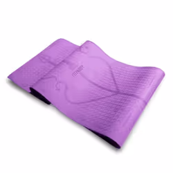 FITPADDY MAT01VL, Élastomère thermoplastique (TPE), Violet, Monochromatique, 610 mm, 1830 mm, 6 mm