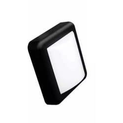 Silamp - Applique Murale led 4W Noire Carrée IP65 - Blanc Froid 6000K - 8000K