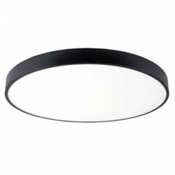 Silamp - Plafonnier led Noir 54W 60cm - Blanc Neutre 4000K - 5500K