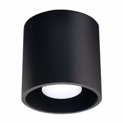 Optez pour un luminaire plafond original avec ce Plafonnier Noir pour Ampoule GU10, parfait pour éclairer votre pièce avec di ...