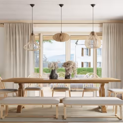 Idéale pour éclairer votre intérieur, la Suspension Bois Sphère pour Ampoule E27 est faite pour vous ! Caractéristiques de la ...