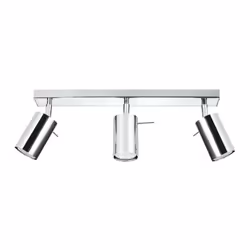 Illuminez vos espaces grâce au Plafonnier Spot Orientable Inox pour 3 Ampoules GU10. Caractéristiques du Plafonnier Spot Orie ...