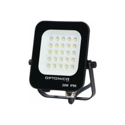 Silamp - Projecteur led Extérieur smd 20W IP65 Noir - Blanc Froid 6000K - 8000K
