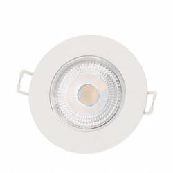 Silamp - Spot led Encastrable Étanche Rond 5W Blanc - Blanc Chaud 2300K - 3500K