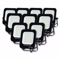 Vous souhaitez réaménager votre jardin ? Le pack de 10 Projecteurs LED Extérieur SMD 20W IP65 Noir vous permet d'éclairer vos ...