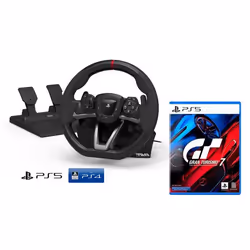 Volant et pédales - Sony - Playstation 5 - USB - Compatible PS5 - Gran Turismo 7 inclus
