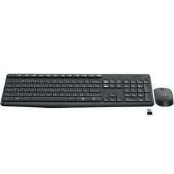 Logitech MK235 clavier Souris incluse USB Russe Gris