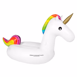 Swim Essentials 2020SE53, Bouée à chevaucher, Garçon/Fille, Polyvinyl chloride (PVC), Multicolore, Blanc