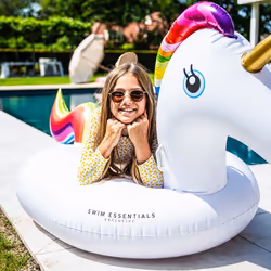 Swim Essentials 2020SE53 flotteur de nage pour bébé Polyvinyl chloride (PVC) Multicolore, Blanc Bouée à chevaucher
