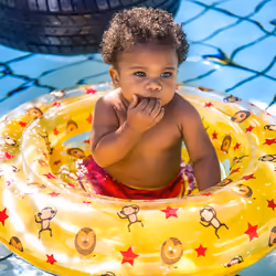 Swim Essentials 2020SE30 flotteur de nage pour bébé PVC Jaune Bouée - Vue supplémentaire 4