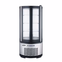 Combisteel 7487.008, Pose libre, Noir, Acier inoxydable, Ventilé, R 600 A, 100 L, 180 W