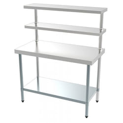 Combisteel 7490.0105 table de travail et poste de travail commerciaux Acier inoxydable