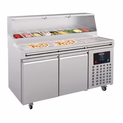 Combisteel 7489.53, Pose libre, Acier inoxydable, Ventilé, 43 °C, R 290, 460 L