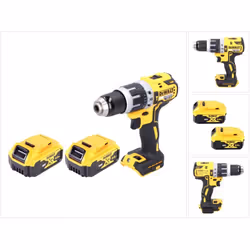 Contenu de la livraison: - 1x DeWalt DCD 796 Perceuse-visseuse à percussion sans fil 18V - 1x Porte-embout magnétique - 1x Cr ...