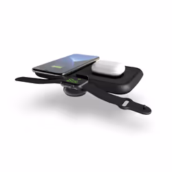 ZENS ZEAW01B/00 chargeur d'appareils mobiles Smartwatch Noir, Blanc USB Recharge sans fil Intérieure