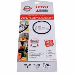 Joint 792189 pour cocotte caoutchouc 45 6 75l - inox Tefal 792189